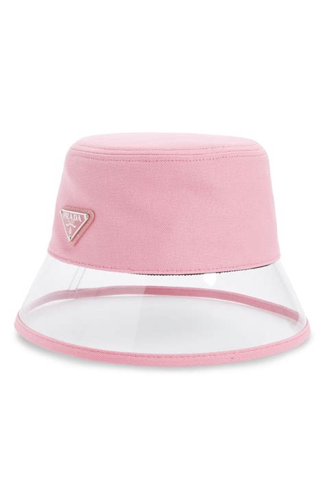 prada clear brim bucket hat|Prada Bucket Hats & Hats for Women .